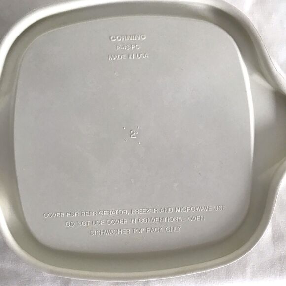 Corning Ware Vintage White P-43-B 700ml Petite Casserole w/ P-43-PC Sealing Lid - Picture 7 of 9